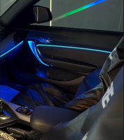 Kit d'éclairage d'ambiance intérieur de voiture 64 couleurs F20 pour BMW Série 1 F20 2011-2018 M140i M135i 118i 120i, éclairage LED automatique