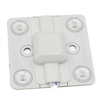 Module LED 220V 4 LED à réflexion diffuse, plaque lumineuse carrée, film souple, source de lumière extérieure, indice de protection IP20, 4-6W, Ra80, 3000-10000K