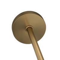 Lampe murale ARCHER Nordic moderne en laiton et verre LED transparent, 3 LED, simple et luxueuse, en fer, pour salon de coiffure, hôtel, salle à manger, chambre, salon