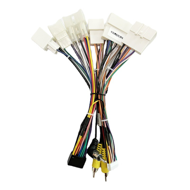 High-end Electronic Cable Pack Car Audio Stereo 16PIN Android Power Wiring Harness Copper Core PVC Adapter Automotive Canbus