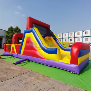 Large outdoor party bounce house and slide commercial <b>inflatable</b> obstacle course for adults - Product Image 3