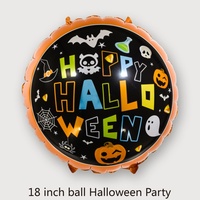 Ballons en aluminium Halloween Citrouille Crâne Vampire Fantôme Écologiques Sûrs pour les Enfants pour Décorations de Fête d'Halloween