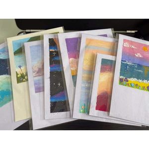Clear Cellophane Bags 5.5 X 7.5 Inch <b>Thick</b> Greeting <b>Card</b> Sleeves For 5 X 7 Inch <b>Cards</b> Party Gift Packaging - Product Image 3