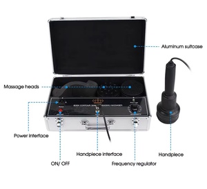 Máquina de Adelgazamiento Corporal Portátil G5 de Aleación de Aluminio con Cinco Cabezales de Masaje, Eliminación de <span class=keywords><strong>Celulitis</strong></span>, Masaje por Vibración, 800-3000 Rpm/min, 80W - Product Image 4