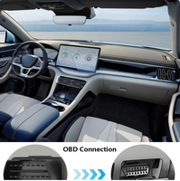 Cable de Diagnóstico OBD2 a Tipo-C OBD de 16 Pines y 12V, Conector Universal Plug and Play para DVR, Teléfono, GPS y Automóvil