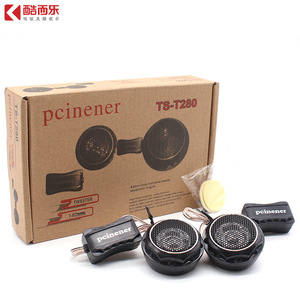 Altavoz de agudos para coche Pcinener Ts T280 de 28 mm con imán de neodimio, 4 ohmios, 12 V, para sistema de sonido estéreo de coche - Product Image 1