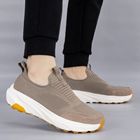 Chaussures de créateur en maille respirante pour hommes, baskets décontractées à enfiler, semelle souple antidérapante, légères, pour la marche estivale