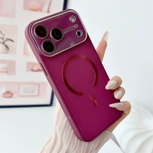 เคสซิลิโคนเหลวแม่เหล็กสำหรับ iPhone 17, เคสโทรศัพท์แบบแข็งสีพื้นสำหรับ iPhone 18 Pro Max - Product Image 4