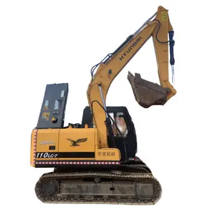 Factory Direct Sale Hyundai R110-7 R110LC-7 Thumb Original Brand Used Secondhand Excavator Hydraulic Crawler Excavators Diggers