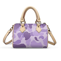 Sac à main mini pour femme personnalisable, style streetwear, imprimé camouflage, en cuir PU, sac fourre-tout, sac bandoulière