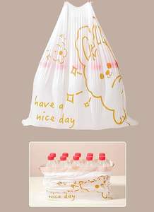 Bolsas de Basura Pequeñas Huamaohengchun de 4 Galones, con Cordón, Resistentes a Desgarros, Grosor de 1.1 Mil - Rabbit, Paquete de 90 Bolsas de Basura Pequeñas - Product Image 3