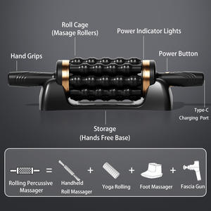 Masajeador Percutor Inalámbrico 2026 con Control Remoto, Terapia de Recuperación Muscular y de Tejidos Profundos con Base de Manos Libres - Product Image 5