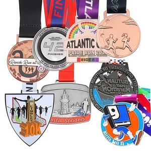 Médaille de récompense en alliage de zinc de haute qualité avec relief 3D personnalisé pour les compétitions sportives, les marathons et les championnats - Product Image 6