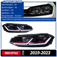 AURON VW Polo 2019-2024 Phares avant LED de raccordement/amélioration à faible intensité, haute luminosité 6000 lm 6000K 12V 36W, nouvelle lumière, vente en gros