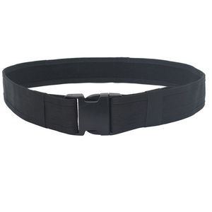 Ceinture tactique d'extérieur pour homme en nylon élastique 2019, toile et cuir avec boucle, logo imprimé, en stock pour la vente en gros, style décontracté - Product Image 5