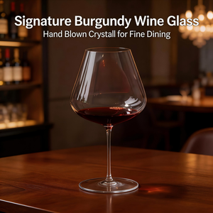 Gobelet à vin rouge moderne fait à la main, couleur <span class=keywords><strong>bordeaux</strong></span>, ultra-fin, verres intégralement formés pour utilisation en restaurant, vente en gros - Product Image 3