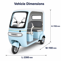 Tricycle Électrique à Engrenages Haute Performance pour Adultes avec Frein à Tambour – Vente en Gros
