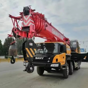 Grue mobile hydraulique Sany 90t d'occasion abordable à prix avantageux, idéale pour les projets de construction et d'ingénierie lourde - Product Image 1