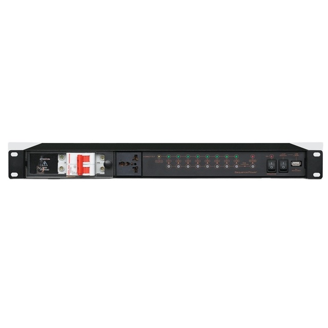 Power Sequencer S-801 Audio 12 Channel Power Sequencer for Stage Audio Equipment