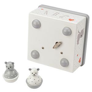 Jouet musical pour enfants La Doyee, boîte à musique en bois avec animaux dansants rotatifs, instrument de jeu pour enfants - Product Image 2