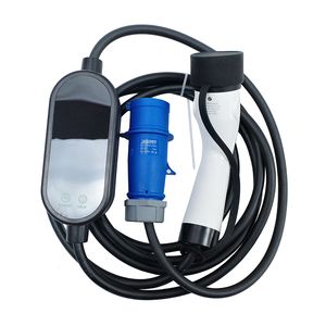 Nuevo Cargador Portátil para Vehículos Eléctricos de 7KW 32A IP65, Tipo 2, Nivel 2, Corriente Ajustable, Estación de Carga Rápida EVSE con Enchufe CEE - Product Image 1