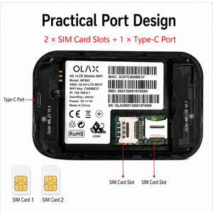 OLAX MF982 192.168.1.1 Gre Remote Ekspress Vpn 4g 5g Ups Enterprise Pocket Wifi Router Mifis Hotspot พร้อมซิมการ์ด Tenda Router - Product Image 3