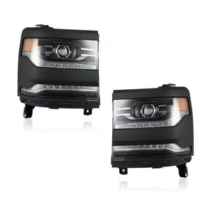 Faros Delanteros LED Completos de 12V para Automóvil, Color Negro, para Chevrolet <span class=keywords><strong>Silverado</strong></span> 1500 2016 <span class=keywords><strong>2018</strong></span> OE 87818229, <span class=keywords><strong>Precio</strong></span> de Fábrica - Product Image 2