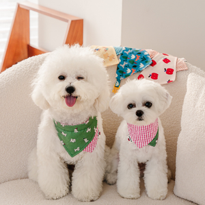 Dafeel Bandana pour animaux de compagnie personnalisé par sublimation, collier en coton, bandana pour chien et chat, impression personnalisée, collier pour animaux de compagnie - Product Image 3