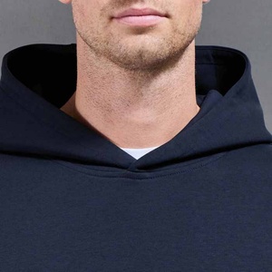 เสื้อฮู้ดดี้ผู้ชายแบบสวมหัว ผ้าฟลีซหนานุ่ม 350 กรัม รุ่นใหม่ ปี 2025 ทรงหลวม ไหล่ตก ไม่มีลาย - Product Image 6