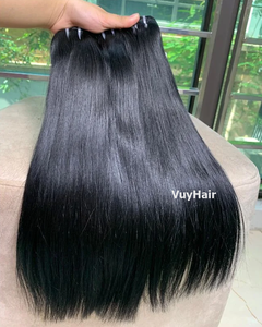 VuyHair 20" Single Donor Bone Straight Hair Raw Human Hair Bundles with HD <b>Lace</b> <b>Closure</b> Wholesale - Product Image 5