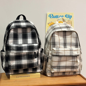 Borsa scozzese <span class=keywords><strong>per</strong></span> studenti 2025 nuovo zaino da donna <span class=keywords><strong>per</strong></span> <span class=keywords><strong>scuola</strong></span> <span class=keywords><strong>media</strong></span> liceo da viaggio di grande capacità - Product Image 2