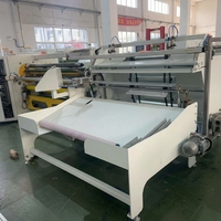 Machine de rembobinage entièrement automatique à 3 arbres pour ruban adhésif en papier de masquage et bobines jumbo BOPP