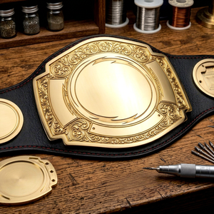 Ceinture Champion Unisexe Durable Épaisseur 2cm Taille Haute Alliage de Zinc Longueur 2.2m Doublure en Nylon Forme Droite Équipement Personnalisé - Product Image 1