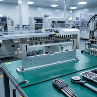 Haotewei Pièces de rechange pour machine à stringer les cellules solaires : Base de serrage arrière haute rigidité et Mécanisme de traction pour Tabber Stringer Automatique