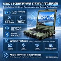 Ordinateur portable robuste et résistant 14 pouces, étanche IP65, 1000 nits, 16 cœurs, 4,8 GHz, Intel Ultra 7, 16+256 Go SSD, Windows 10 OEM, vente en gros