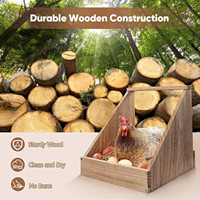 Nouvelle Boîte de Nidification en Bois Massif pour Poulets, Vente en Gros Usine, Accessoire Durable et Écologique pour Ferme Avicole de Jardin, en Bois Naturel pour Poulailler