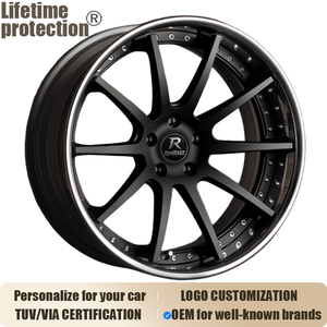 Rines Forjados SSR EXECUTOR CV01 de 3 Piezas, Aleación Personalizada de 17 18 19 20 Pulgadas 5x112 5x120 para BMW M3 M4 Audi S4 S5 Mercedes-Benz C AMG - Product Image 1