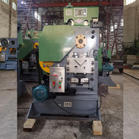 Machine de poinçonnage et de cisaillement combinée mécanique multifonctionnelle QA32-10B, haute productivité pour la fabrication automatique de profilés en acier