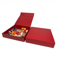 Scatola per Sushi Pieghevole Magnetica Personalizzata, Materiali Riciclati Ecologici, Cartone Grigio Resistente all'Olio, Laminazione Opaca per Alimenti