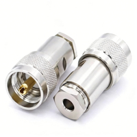 Connecteur coaxial RF SL16-J-12, type enfichable, prise UHF M pour connecteur mâle, adapté aux fils SYWV20-12