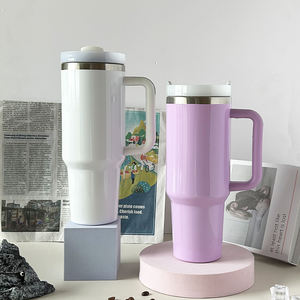 Vaso Térmico <span class=keywords><strong>de</strong></span> Viaje <span class=keywords><strong>de</strong></span> Acero Inoxidable <span class=keywords><strong>de</strong></span> Doble Pared con Logotipo Personalizado, 30oz/40oz, Diseño sin Tallo - Product Image 3