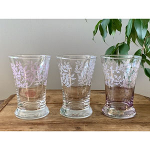 Vaso de Vidrio Estilo Rock, Hecho a Mano, con Diseño Martillado para un Agarre Antideslizante, Antihuellas, Estilo Moderno, Apto para Lavavajillas - Product Image 2