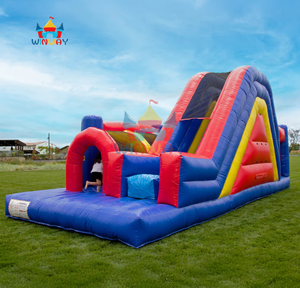 Circuito de Obstáculos Inflable para Exteriores con Tobogán para Niños, Casa de Brinco de Grado Comercial para Alquiler para Fiestas - Product Image 2