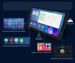 13.3Inch Inch Ips Màn Hình Android Xe Stereo Với 360 Máy Ảnh Cho Toyota Tundra/Sequoia 2014 - 2018 Với GPS Bt 4G Sim - Product Image 5