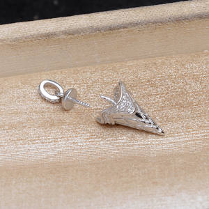 Cuentas de Plata S925 con Forma de Helado para Bisutería, Accesorios para Hacer Joyas, Tamaños de 3mm-6mm, 8mm, Plateadas, Modelo Artesanal 5736 - Product Image 2