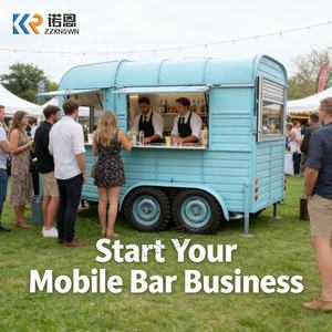 Remolque Bar Móvil Personalizado Estilo Vintage <span class=keywords><strong>para</strong></span> <span class=keywords><strong>Caballos</strong></span>, Ideal <span class=keywords><strong>para</strong></span> Bodas, Eventos, Festivales y Negocios de Bebidas - Product Image 6