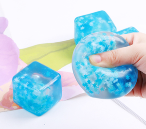 Juguetes Antiestrés de Azúcar de Malta en Forma de Cubos de Hielo de 5 cm, Juguetes Sensoriales para Aliviar el Estrés, Autismo, TDAH, para Niños y Niñas de 5 a 7 Años - Product Image 3