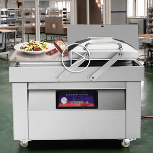 Máquina Selladora al Vacío Automática de Doble Cámara de Alta Precisión DZ-400/2SB 1KPA 400MM para Frutas Frescas, Aves y Pollo - Product Image 1