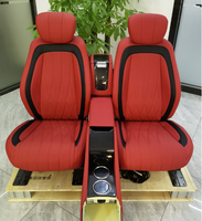 Kits intérieurs Offre Spéciale siège arrière à motif poisson avec logo personnalisable sur l'appui-tête pour G wagon Gclass G63 G350 G500 w463A w464