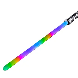 Sabre de luz FX Sabre de luz laser RGB Metal Sabre de luz brinquedo com comutação de 15 cores e som